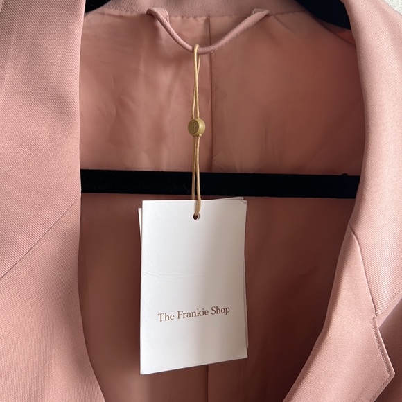 RESERVED - NWT Frankie shop blush pink oversized blazer - Picture 10 of 15